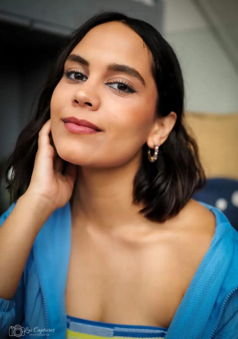Woman posing for a portrait